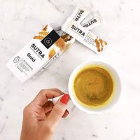 Caffeine-Free Prenatal Healthy Coffee Alternative Turmeric Superfood Latte Blend to Boost Immunity and Increase Energy during Pregnancy - 10 Single Serving Decaf Sticks - Vegan and Sugar Free