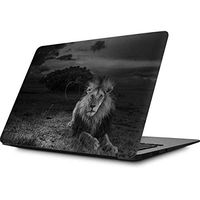 Skinit Decal Laptop Skin for MacBook Air 13 (2008&2009) - Originally Designed Black and White Lion Design