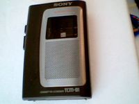 Sony Corp. Sony Cassette-Corder TCM-81 Voice Cassette Tape Recorder model# Sony TCM-81 Cassette-Corder