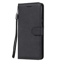 Lomogo Leather Wallet Case for LG K40/Solo LTE/Harmony 3 with Stand Feature Card Holder Magnetic Closure, Shockproof Flip Case Cover for LG K12 Plus/X4 (2019) - LOKTU100207 Black