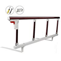 Bed Safety Rails for Adult Elderly Assist Handle Handicap Bed Railing Folding Metal Grip Bumper Bar