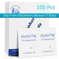 Wet Wipes,Box of 100PCs Prep Pad Sterile,Hand Moist Wipes, Fresh Scent Clean Hand Health Care for Mobile Phone,Computer, Digital Camera, Notebook, Universal-100 (100)