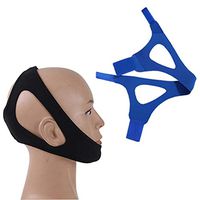 Teryei Snoring Stop Snoring Chin Strap Anti Snoring Chin Strap Devices, Adjustable Anti-Snore Stop Snoring Chin Strap Snore Stopper Belt Snore Reducing Aids for Women and Men