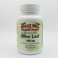 Holly Hill Health Foods, Standardized Olive Leaf, 500 MG, 60 Capsules