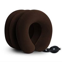 Amury Health Cervical Neck Traction Device C Instant Pain Relief for Chronic Neck and Shoulder Pain Effective Alternate Pain Relieving Remedy,Brown