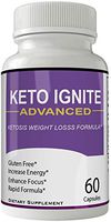 Keto Ignite Advanced Pills Weight Loss Supplement, Appetite Suppressant with Ultra Advanced Natural Ketogenic Capsules, 800 mg Fast Formula with BHB Salts Caffeine Ketone Diet Boost Metabolism
