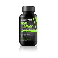 TRIMTUF Mega Burner - Thermogenic Fat Burner Weight Management Supplement - Apple Cider Vinegar, Garcinia Cambogia, Green Tea, Acai Fruit - 60 Capsules