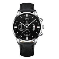 Men's Watches,Fxbar Leather Strap Analog Wrist Watch Classic Charm Men Watch Bracelet Watches Automatic Watch(M)