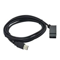 Washinglee USB PLC Programming Cable, DB9 PLC Programming Cable, for Siemens Logo! Series, Isolated Interface, 6ED1057-1AA01-0BA0 Replacement, 10 FT, Black, 2 Options (USB-Logo!)