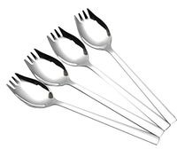 4-pack 18/10 Stainless Steel Sporks for Fruit Appetizer Dessert,8.2-inch/1.9-ounce