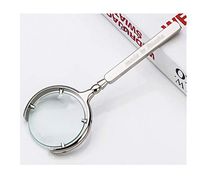 Compact Magnifying Glass 8X Optics HD Glass Lens Spyglass Magnifying Glass for Learning Reading Books and Fault Finding LIXFDJ Vision Assisted Magnification