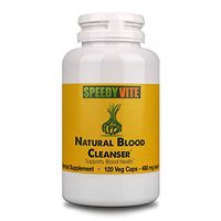 Natural Blood Cleanser Capsules Organic Supplement SpeedyVite® (120 Vegetable Powder Capsules)