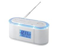 StealStreet SS-KD-8336, 8.75 Inch LCD Alarm Clock with FM Radio and Auxiliary Plug in Jack, 8.75"