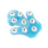 Roller Ball Body Massage Glove, Anti-Cellulite Muscle Pain Relief Relax Massager for Neck Back Shoulder Buttocks