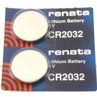 Twin Pack Renata CR2032 Coin Cell Battery, 2 PCS by FindingKing