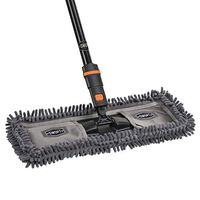 18" SWOPT Dust Mop w/Microfiber Combo – 60" Steel Handle – Handle Interchangeable with Other SWOPT Cleaning Tools – Machine Washable Dust Mop – Clean Hard-to-Reach Areas of Your Home