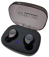 True Wireless Stereo Earbuds by Audio Shockerz - Bluetooth V5.0 with a 1600mAh Charging Case - Produces Deep Bass without Loss of Clarity - IPX7 Waterproof and Compatible with iOS, Android and Windows