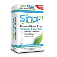 Sinol-M Allergy & Sinus Relief Spray 15 ml (Pack of 4)