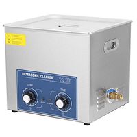 CGOLDENWALL 19L Professional Stainless Steel Ultrasonic Cleaner Cleaning machine Mechanical heating Timing adjustable Commercial Grade