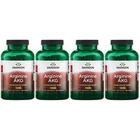 Swanson Arginine Akg 1 g 90 Caps 4 Pack