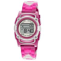 Kids Digital 8 Alarm Vibrating Watch Medication Reminder Potty Urinary Training Vibration Pill Alert Vibra Medical Reminder for Children (Pink Camouflage)