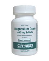 MAGNESIUM OXIDE 400MG CYPR 120TB CYPRESS PHARMACEUTICAL