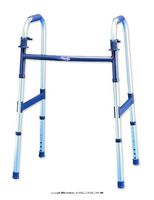 INV62915FEA - Dual-Release Adult Paddle Walker with 5 Fixed Wheel