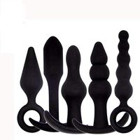 Silicone Massager Beginner Training Toys Anales Set for Women Men Pleasure