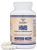 HMB Supplement, Third Party Tested, for Muscle Recovery, Growth, and Retention (Protein Synthesis) - Made in USA, 120 Capsules, 1000mg Per Serving