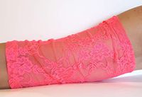 Design For Your Life PICC line Cover Sleeves Lace (hot Pink, Medium)