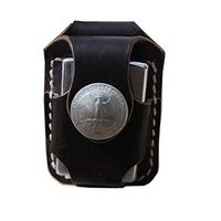JYK-LQM Leather Lighter Pouch Holder Case-Black2