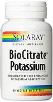 Solaray Biocitrate Potassium Supplement, 99mg, 60 Count (3 Pack)