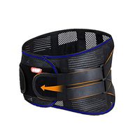 ZFF Back/Lumbar Support Belt, Self-Heating-Magnetic Therapy-Lower Back Brace-Improves Posture-Lightweight Design-for Men and Women (Size : XXL)