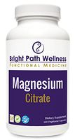Magnesium Citrate 100mg - 120 Capsules, Non GMO, Gluten Free, Laxative Effect, Cardiovascular Health, Dairy-Free, Egg-Free, cGMP