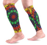 LEVEIS Animal World Calf Compression Sleeves 1 Pair, Leg Performance Support for Shin Splint Calf Pain Relief Men & Women Guards Sleeves for Running Cycling