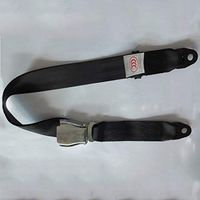 LRWSB Vehicle Two-Point Seat Belt Safety Rope for Airplane Seat Belt Amusement Equipment Two-Point Protective Belt