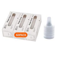 60PCS Ear Thermometer Probe Covers Thermoscan Refill Cap Lens Filters Earmuffs Digital Thermometers Disposable Cover