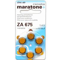 Renata Zinc Air Hearing Aid Battery For Size 675