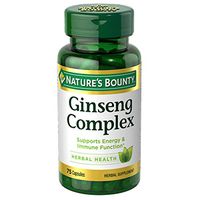 Ginseng by Nature's Bounty, Ginseng  Complex Capsules Supports Energy & Immune Function, 75 Capsules