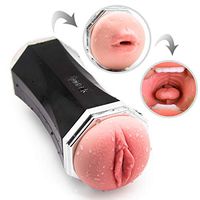 Fully Automatic Piston Telescopic Thrusting&Sucking Double-end Rechargeable Mastubratìon Cup Lifelike Vagine&Pussey Electric Vibrating Toys Various Groaning Voice Sexy Underwear for Male Tshirt