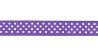 Offray Confetti Dots Grosgrain Craft Ribbon, 7/8-Inch Wide by 10-Yard Spool, Delphinium