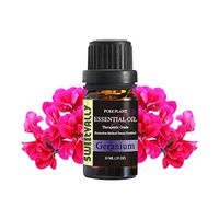10ml Essential Oils For Aromatherapy Diffusers 100% Pure Natural Undiluted, Organic, Therapeutic Grade Essential Oils Relieve Stress (Geranium)