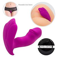 10 Frequency Masturbers Toys for Women Mini Invisible Wearable Strapless Stimulator Strap on Panty Vibrantor Excited Toy for Woman Vibrantion Modes but Quiet Motors Stmulator for Couples Female Play