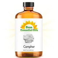 Camphor Essential Oil (Huge 8oz Bottle) Bulk Camphor Oil - 8 Ounce