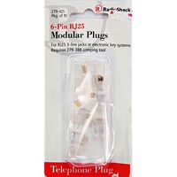 RadioShack 6-Pin Non-Keyed Quick-Connect Plug (10-Pick)
