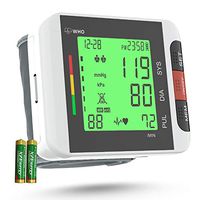 Wrist Blood Pressure Monitor[2020 Update], Annsky Automatic Home Use Wrist BP Monitor Machine with Backlight LCD Display Electronic Health Monitor Irregular Heartbeat Monitors with 2 User 198 Memories