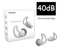 Fishstar Reusable Safe Silicone Earplugs Noise Cancelling Ear Plugs for Sleeping (Reduce 40dB) High Fidelity Earplugs for Musicians Concerts Construction Motorcycle Shooting Sleeping (Gray)