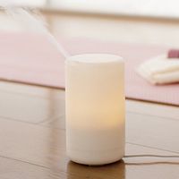2019 USB Aroma Essential Oil Diffuser - White Color LED Lights, Waterless Auto Shut-Off, Portable Ultrasonic Humidifier, Adjustable Timer Cool Mist, for Travel Car Home Office Baby Bedroom (U1 85ml)