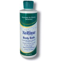 No Rinse Body Bath - 8 oz - Case of 24 - NRN900