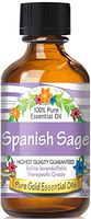 Pure Gold Spanish Sage Essential Oil, 100% Natural & Undiluted, 60ml